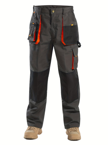 Men's Work Trousers with Large Storage Pockets for Durable and Functional