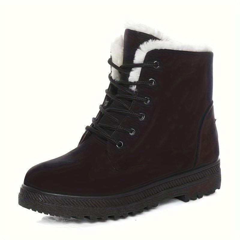 Boots with Women's Stylish Winter Ankle Design for Keep Your Feet Warm and Comfortable