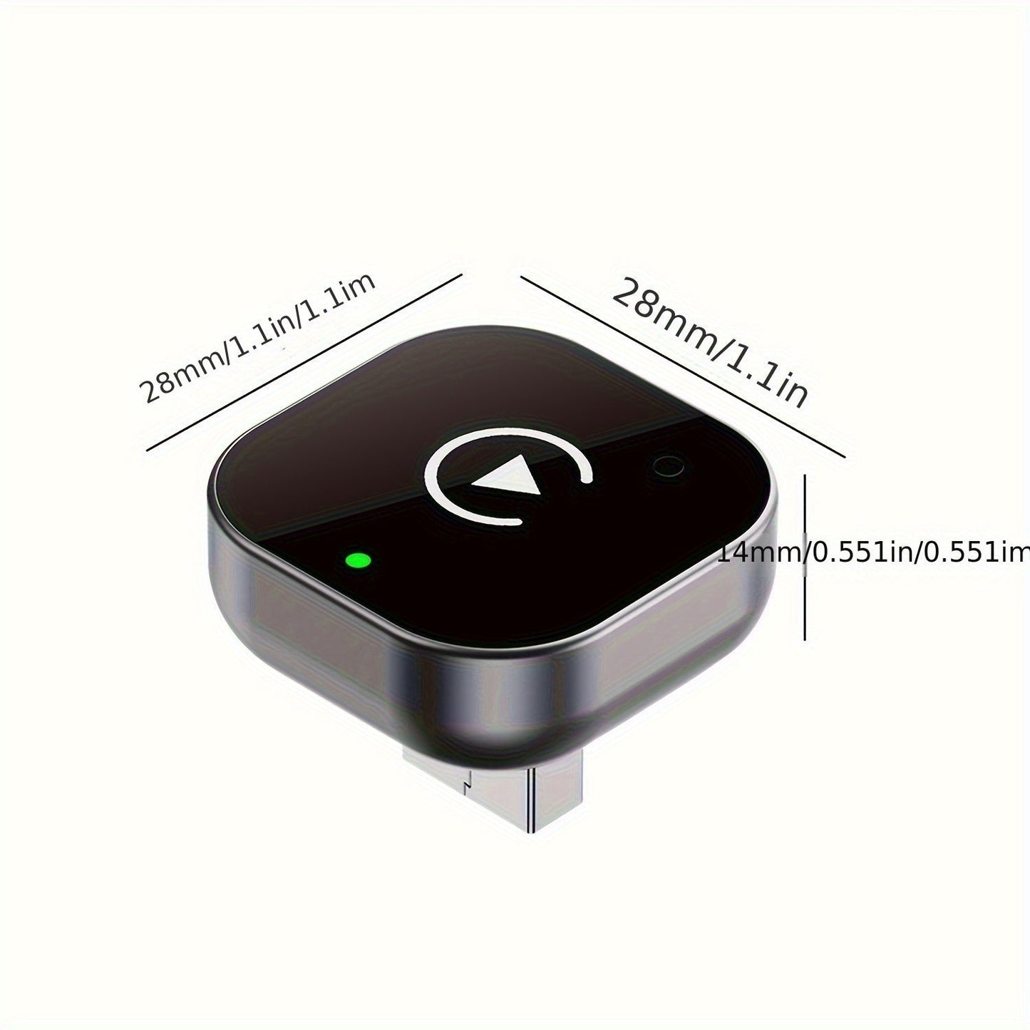 2-in-1 Wireless Carplay & Android Auto Adapter for Plug & Play Quick Connection