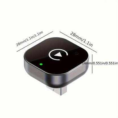 2-in-1 Wireless Carplay & Android Auto Adapter for Plug & Play Quick Connection