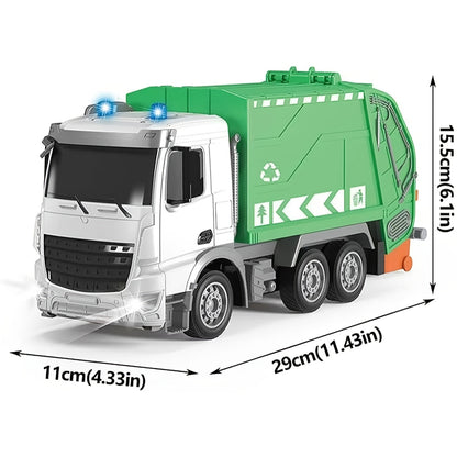 Ecotruck RC Garbage Truck for Realistic Toy Truck with Lights & Sounds