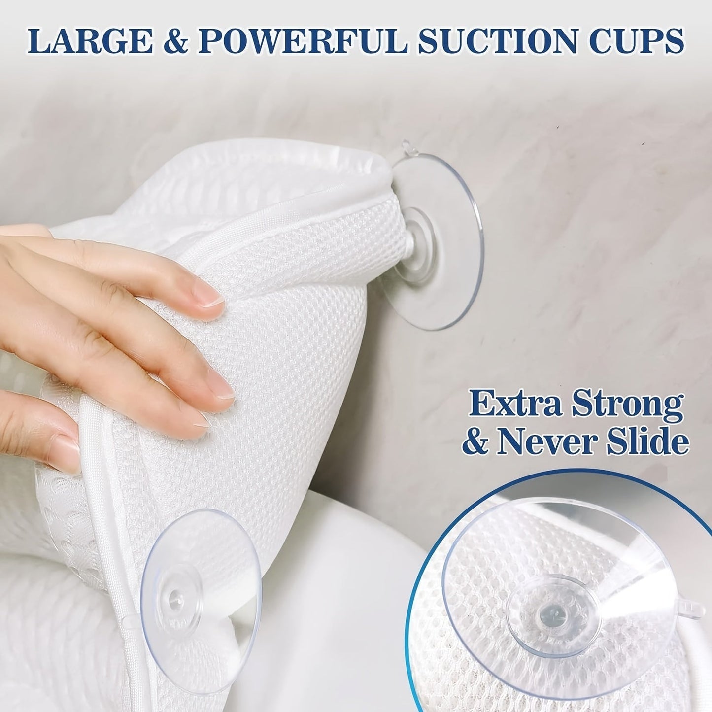 Pillow Luxiespa 4D Luxe Bath for Breathable Pillow with Neck and Back Support
