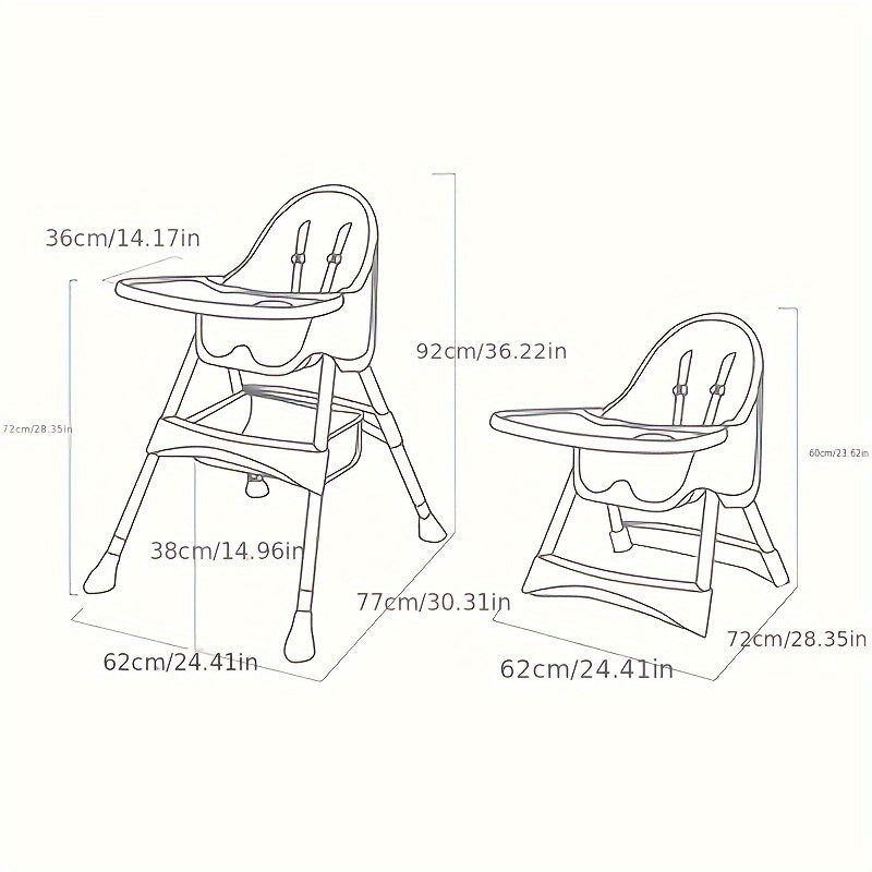 Chair with Comfortable High Design for Babies for Ideal for Cozy Meals