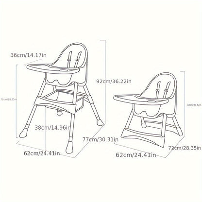 Chair with Comfortable High Design for Babies for Ideal for Cozy Meals