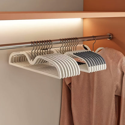 Clothes Hanger for Space-Saving Short Neck Non-Slip Rotating Hook 40 Pcs