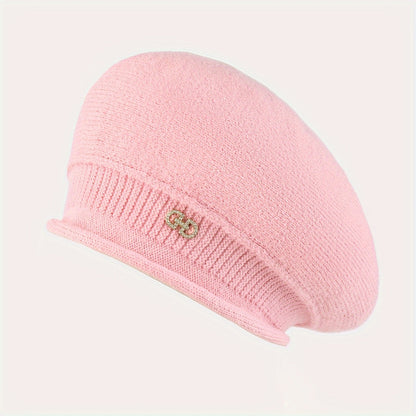 Chic Knitted Beret for Women for Elegance and Warmth for Winter