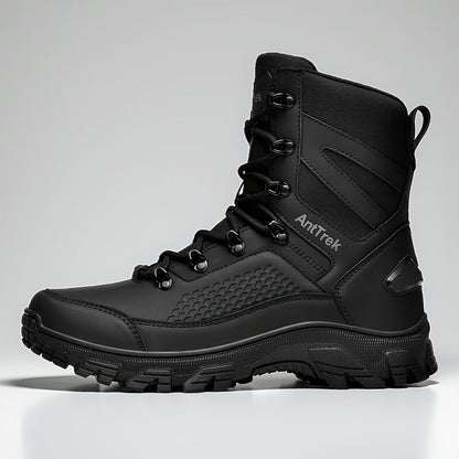 Boots with Men's Outdoor Work High Shaft for Slip-Resistant and Durable