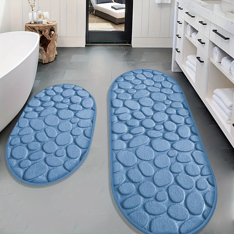 Set Anti-Slip Bath Mat for Safety and Comfort