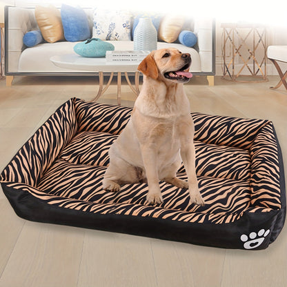 Dog with Rectangular Bed Made of Polyester with Soft Filling for All Dogs