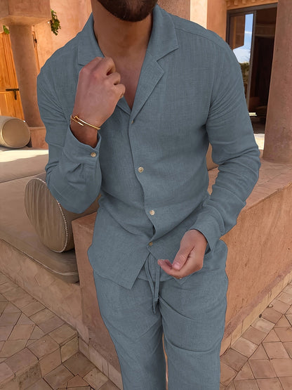 Minimalist Men's Set for Comfort and Class in One