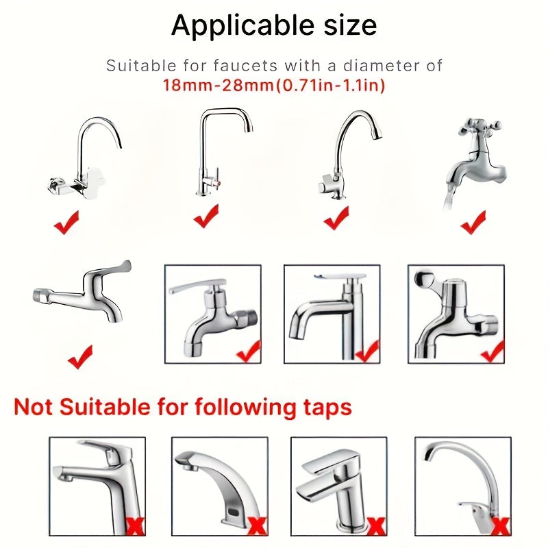 Attachment Handheld Shower with Hose and Brush for Pets, Garden, and Kitchen