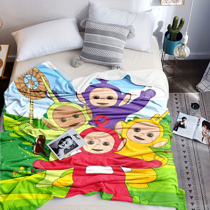 Blanket Teletubbies for Children, Soft and Versatile