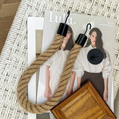 Holder Hemp Rope Toilet Paper for Stylish Bathrooms