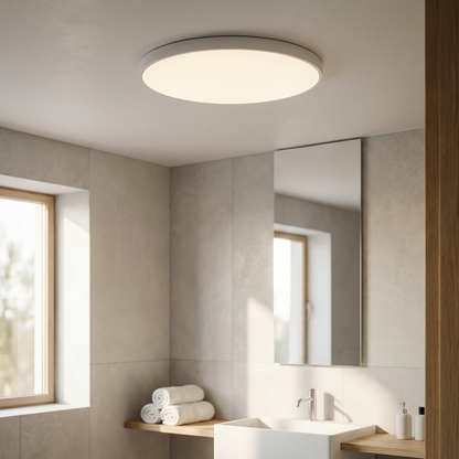 Light with Round LED Ceiling Gold Trim with Slim Design and Soft Light