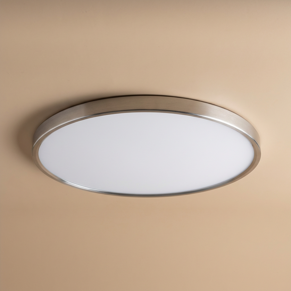 Light with Round LED Ceiling Gold Trim with Slim Design and Soft Light
