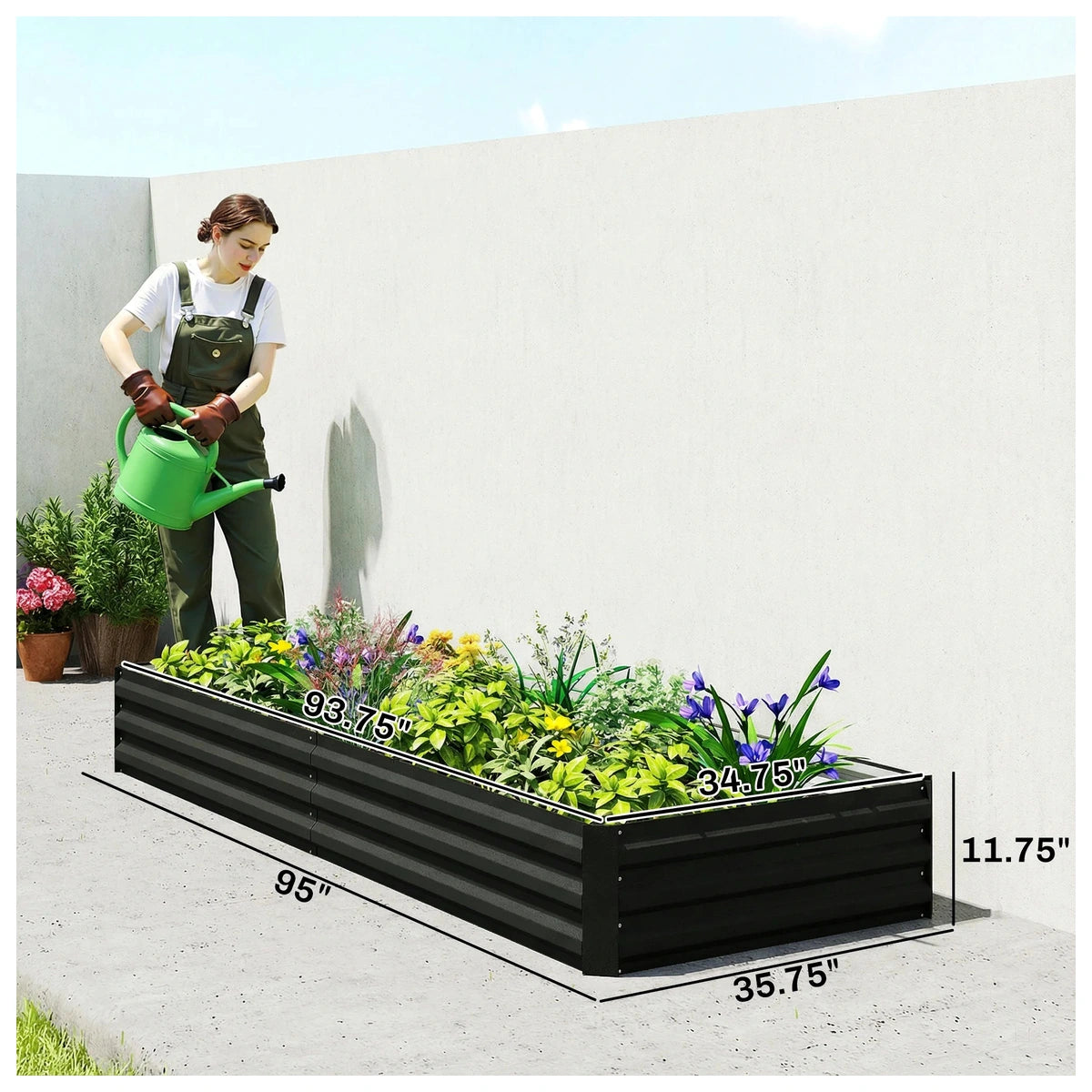 Galvanized Raised Garden Bed – view 3