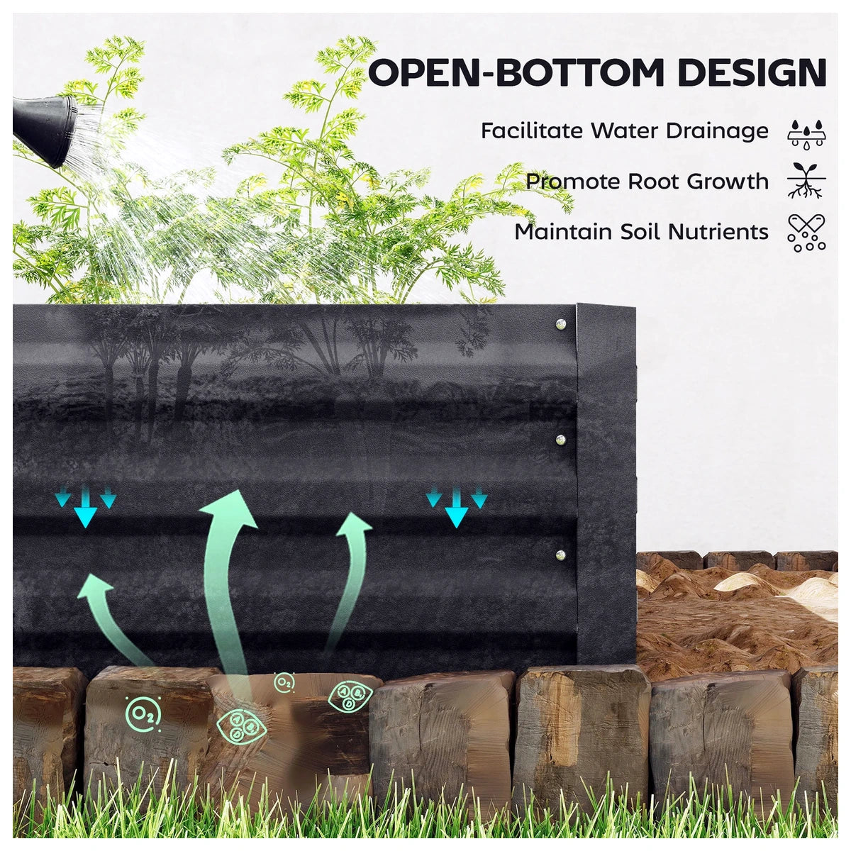 Galvanized Raised Garden Bed – view 4