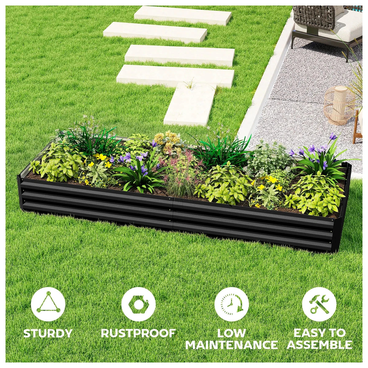 Galvanized Raised Garden Bed – view 6