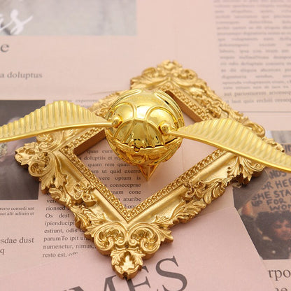 Ring with Golden Winged Orb Box for Movable Jewellery Case