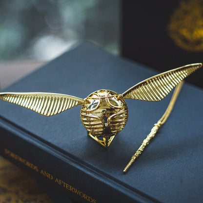 Ring with Golden Winged Orb Box for Movable Jewellery Case