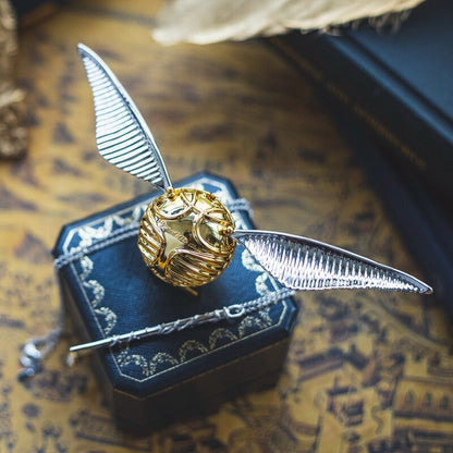 Ring with Golden Winged Orb Box for Movable Jewellery Case