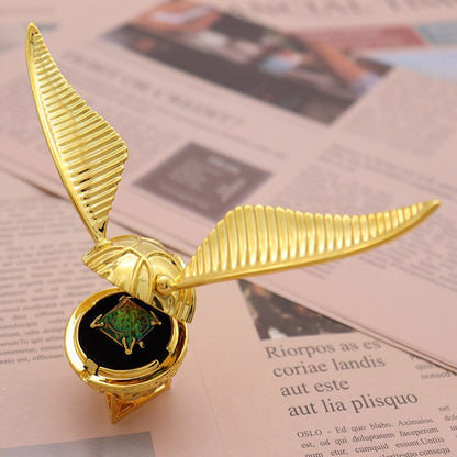 Ring with Golden Winged Orb Box for Movable Jewellery Case