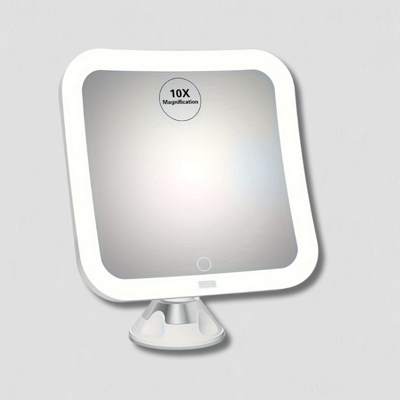 Mirror with Lumiview LED Make-Up 10x for Bright, Magnifying and User-Friendly