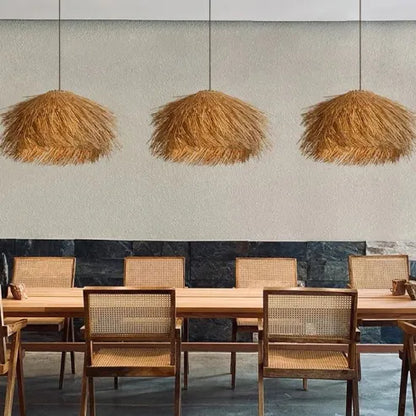 Pendant Light with Handmade Rattan Design for a Warm Natural Atmosphere in Your Home
