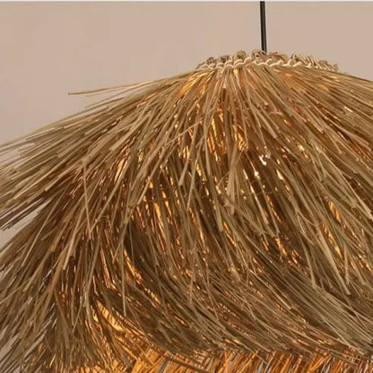 Pendant Light with Handmade Rattan Design for a Warm Natural Atmosphere in Your Home