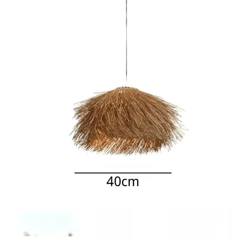 Pendant Light with Handmade Rattan Design for a Warm Natural Atmosphere in Your Home