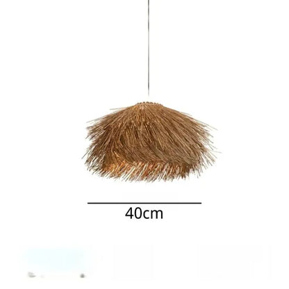 Pendant Light with Handmade Rattan Design for a Warm Natural Atmosphere in Your Home