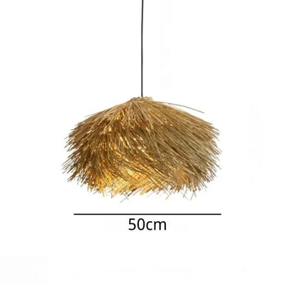 Pendant Light with Handmade Rattan Design for a Warm Natural Atmosphere in Your Home