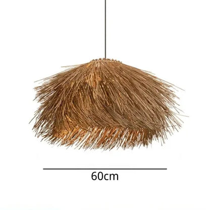 Pendant Light with Handmade Rattan Design for a Warm Natural Atmosphere in Your Home