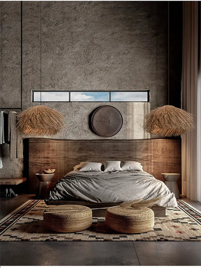 Pendant Light with Handmade Rattan Design for a Warm Natural Atmosphere in Your Home