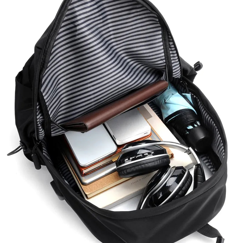 Water-Resistant Anti-Theft Laptop Backpack for Men