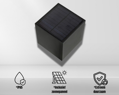Wall Lamp with Solar LED Design for Outdoors with Automatic Lighting and Wireless Design