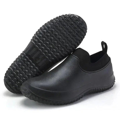 Shoes Waterproof Slip-on Unisex Work for Comfortable and Slip-Resistant for Work
