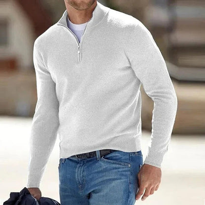 Men's Cashmere Jumper with Long Sleeves for Soft and Timeless