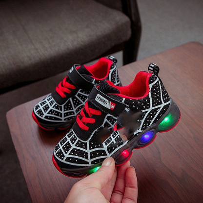 Superhero LED Sneaker for Tough Shoes with Lights for Kids