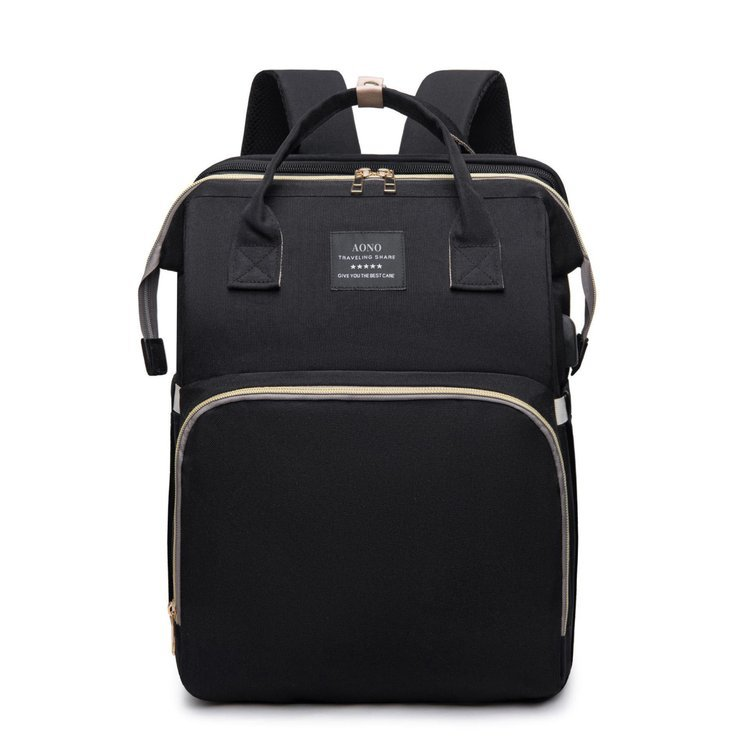 Bag with Changing Expandable Baby Bed for Multifunctional Travel Changing Bag