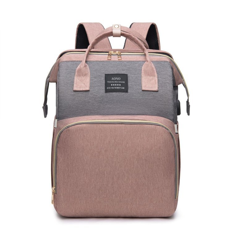 Bag with Changing Expandable Baby Bed for Multifunctional Travel Changing Bag