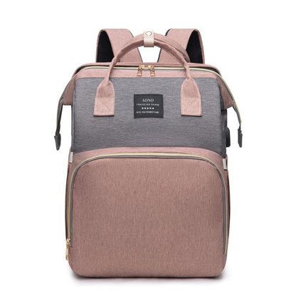 Bag with Changing Expandable Baby Bed for Multifunctional Travel Changing Bag