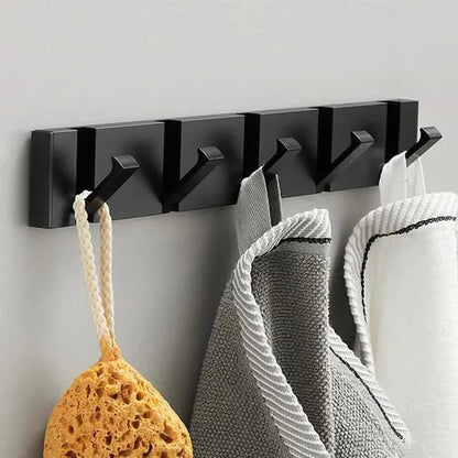 Hooks Foldable Metal Wall Hook with Multiple for Space-Saving and Modern