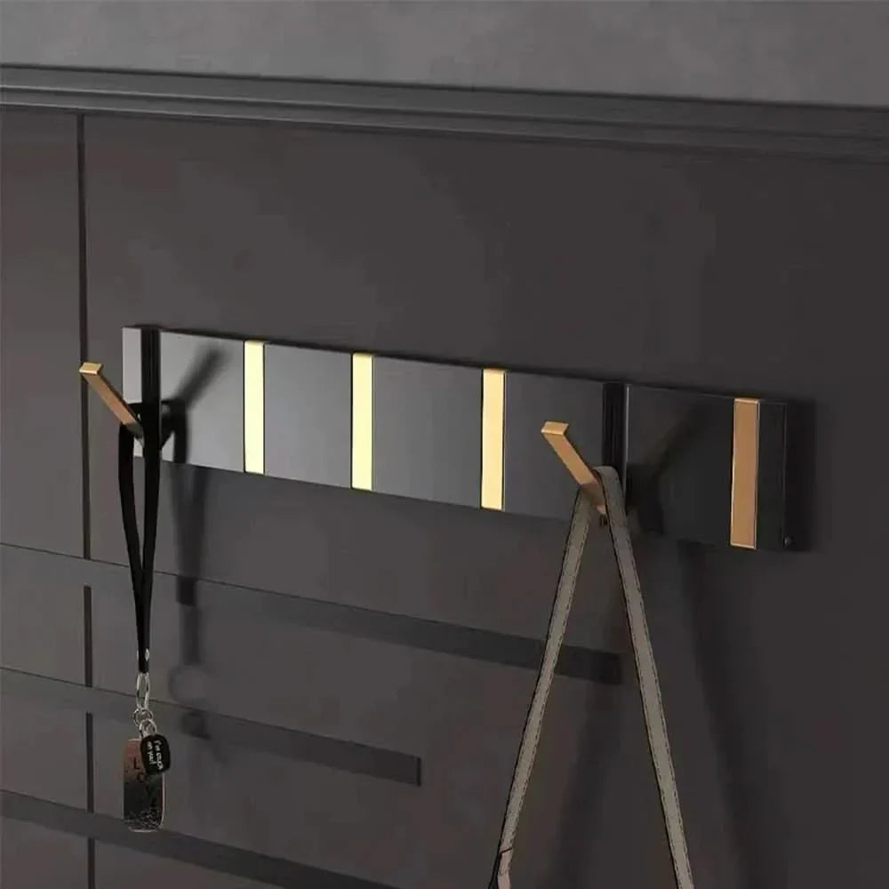 Hooks Foldable Metal Wall Hook with Multiple for Space-Saving and Modern