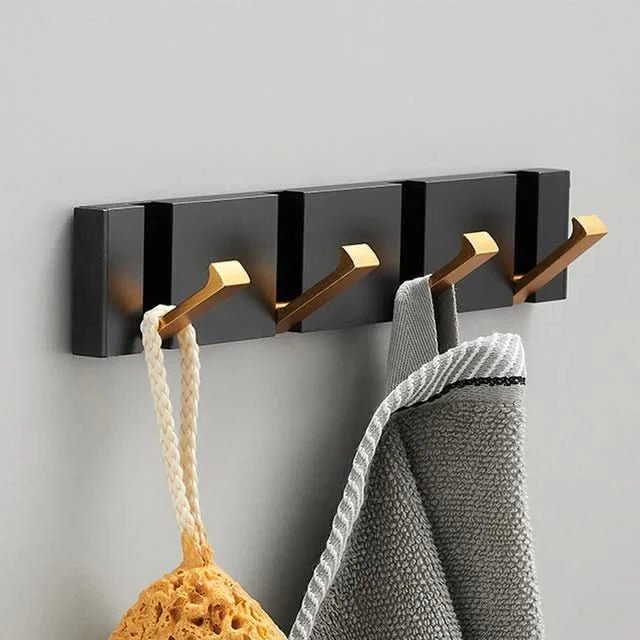 Hooks Foldable Metal Wall Hook with Multiple for Space-Saving and Modern