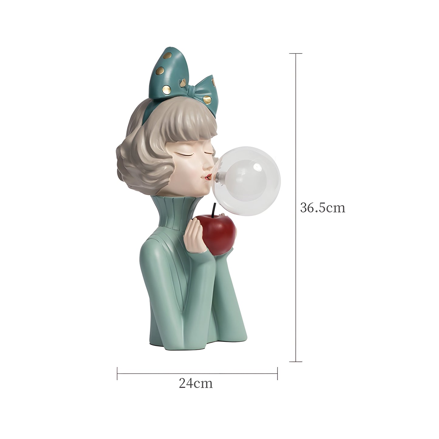 Table Lamp with Artistic Figures for Unique, Playful and Atmospheric