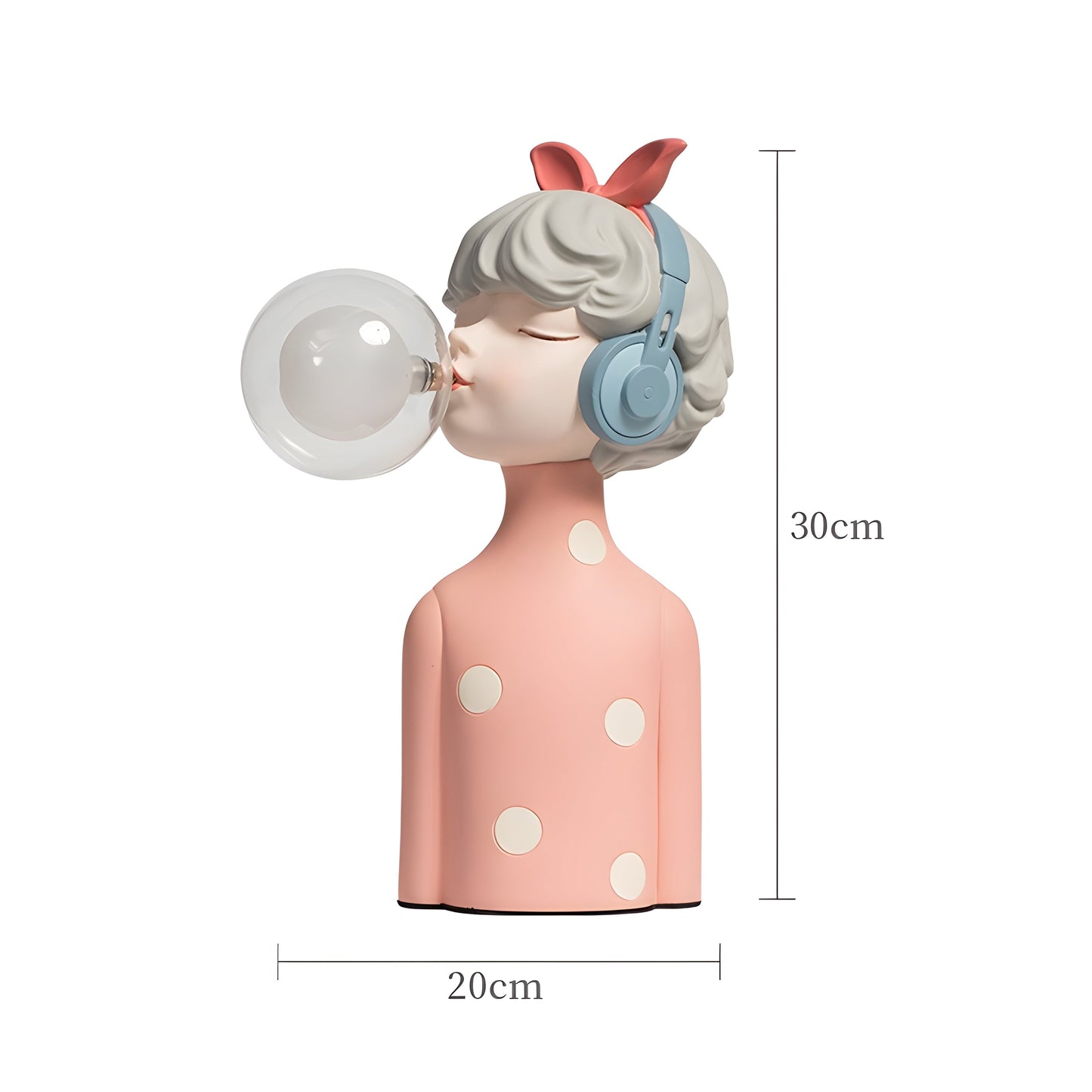 Table Lamp with Artistic Figures for Unique, Playful and Atmospheric