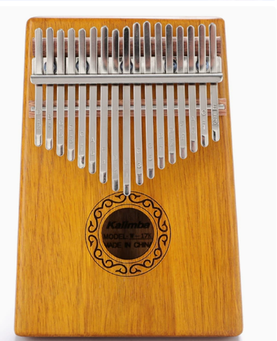 Kalimba Thumb Piano with 17 Wooden Keys for Relaxation and Musical Enjoyment