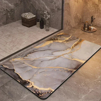 Mat Quick-Drying Anti-Slip Bath for Safe and Comfortable for Bathroom and Shower