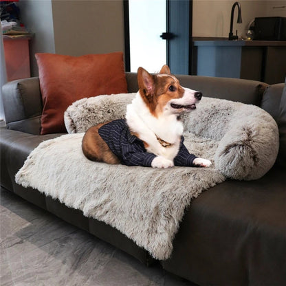 Soft Dog Bed with Raised Edge for Optimal Rest and Comfort